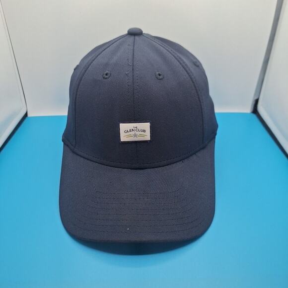 Vintage The Glen Club Golf Hat Cap American Needle Size Large Navy Blue Cotton - Picture 1 of 8
